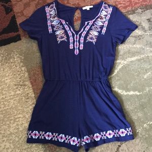 Geometric Design Romper